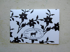 lily black folded notes