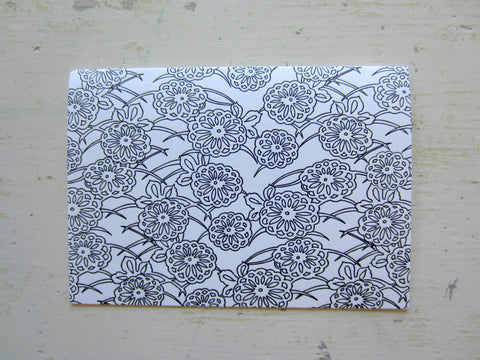 lace black folded notes