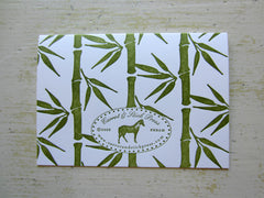 bamboo olive folded notes