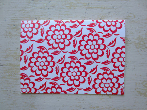 ming red folded notes