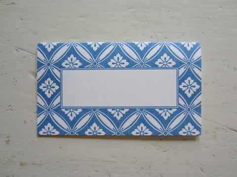 chandler french blue place cards